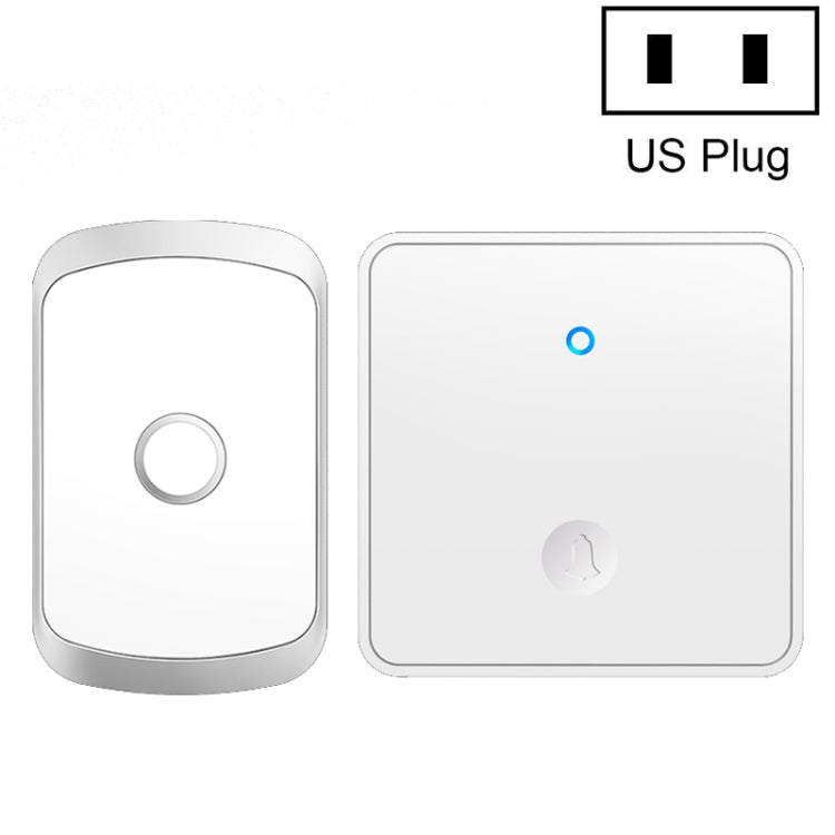 CACAZI FA50 1 For 1 Push-button Self-generating Wireless Doorbell CACAZI FA50 1 For 1 Push-button Self-generating Wireless Doorbell